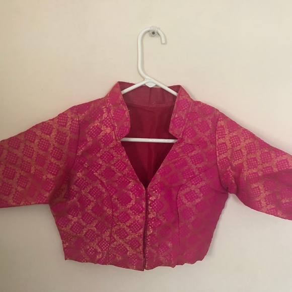 Pink Saree Blouse -size 34-36 - Picture 2 of 8
